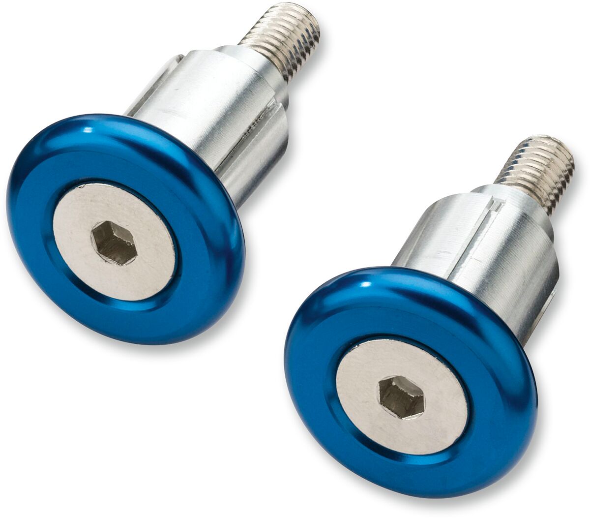 Handlebar Ends — Blue| Polished