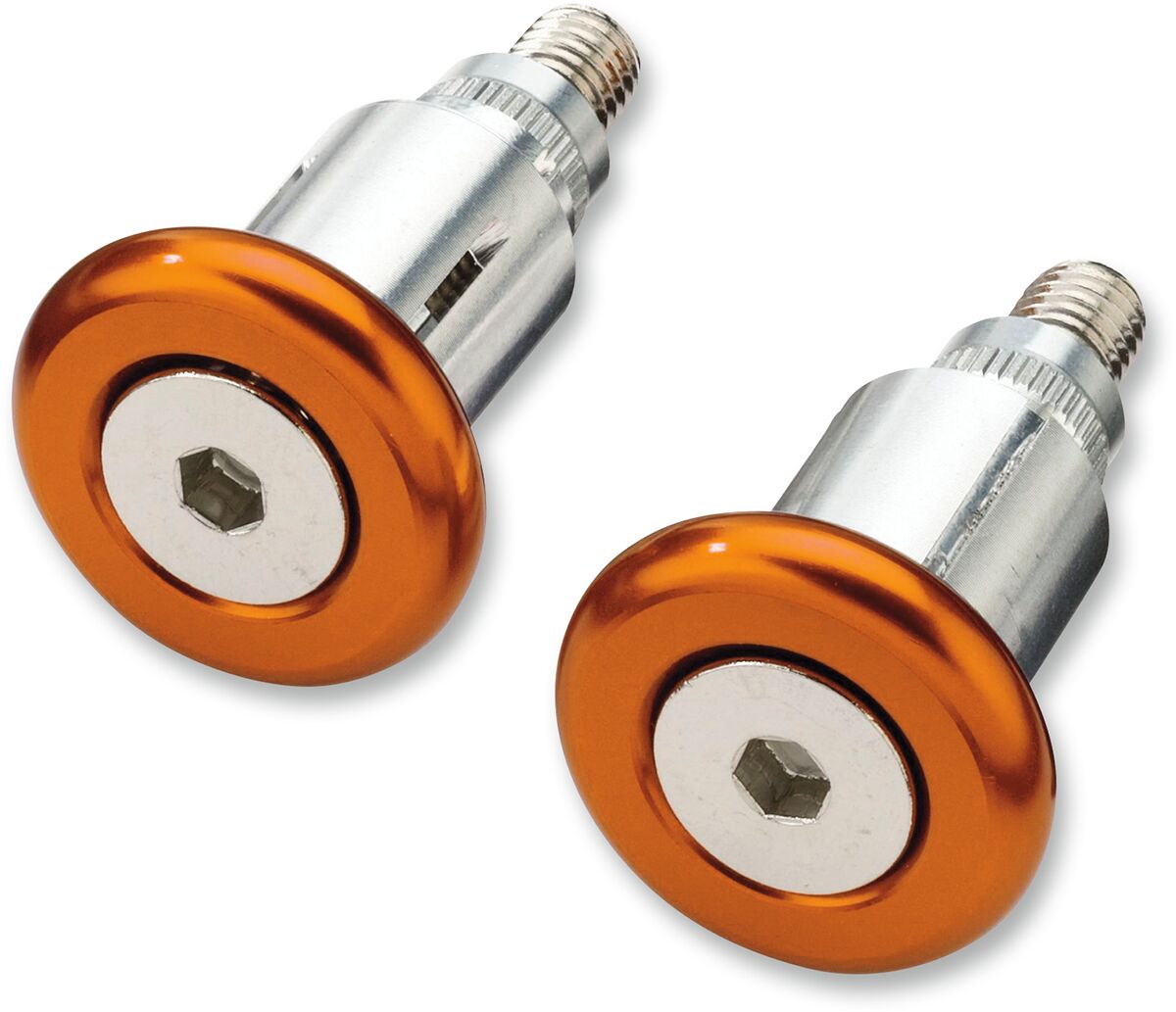 Handlebar Ends — Orange| Polished