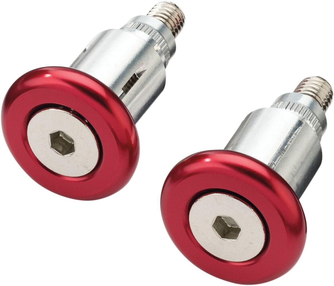 Handlebar Ends — Polished| Red