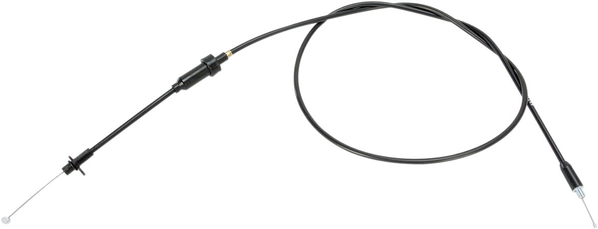 Black Vinyl Throttle Cable — 45-1153