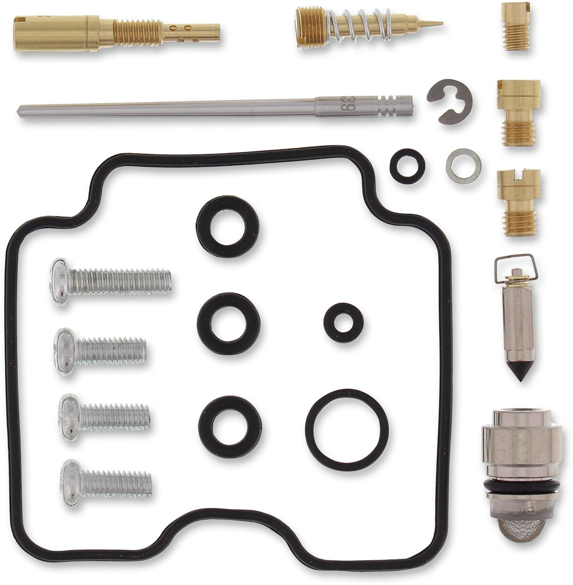 Carburetor Repair Kit - Yamaha Yamaha YFM 350 Raptor 2004 (AMERICA) / Yamaha YFM 350 R Raptor 2005-2013 (AMERICA) / Yamaha YFM 350 R SE Raptor SE 2005-2007 (AMERICA) / Yamaha YFM 350 R SE2 Raptor SE2 2007 (AMERICA)