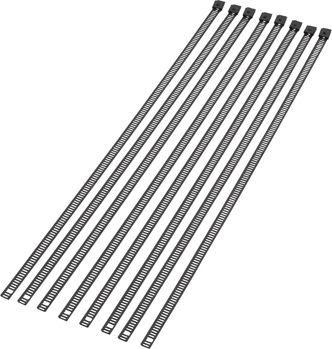 Ladder-style Cable Tie — Black| Powder-Coated