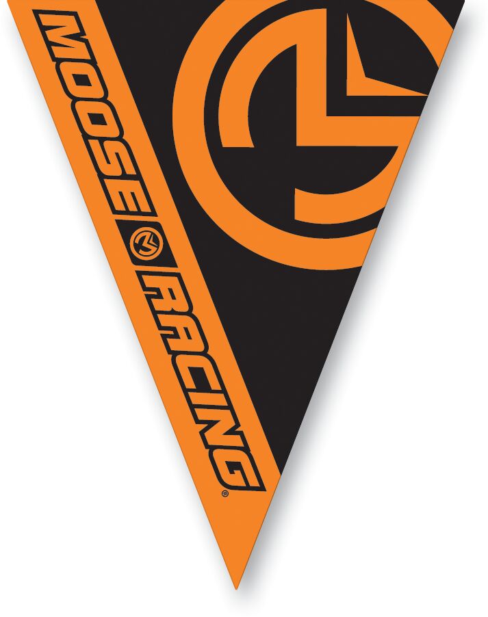 Pennant Flags — Black| Orange