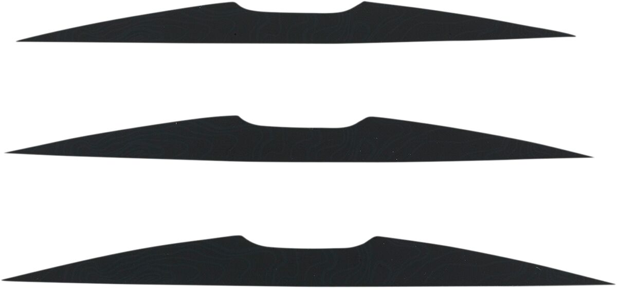 XCR Goggle Roll-Off System Mud Flap Kit — Black