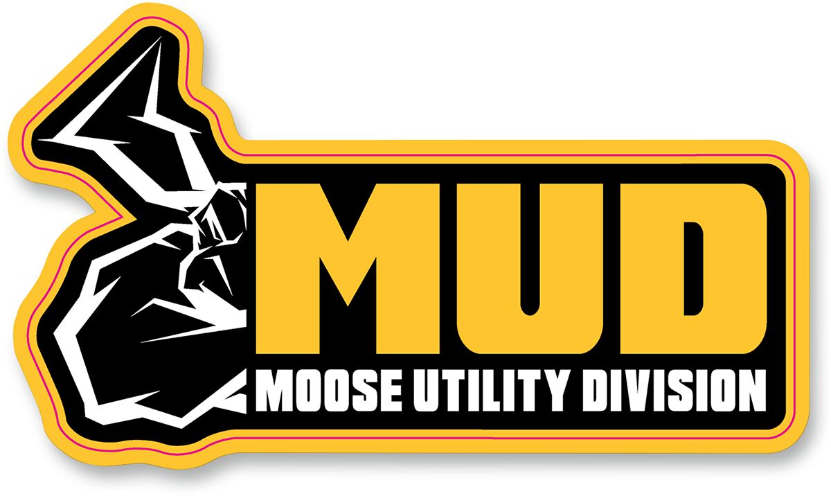 Moose Decal — Black| Yellow