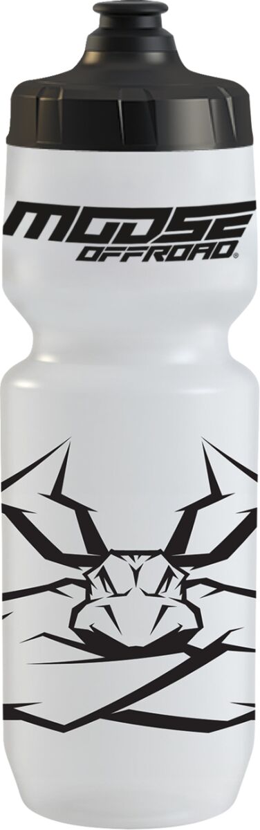 Water Bottle — Black| White
