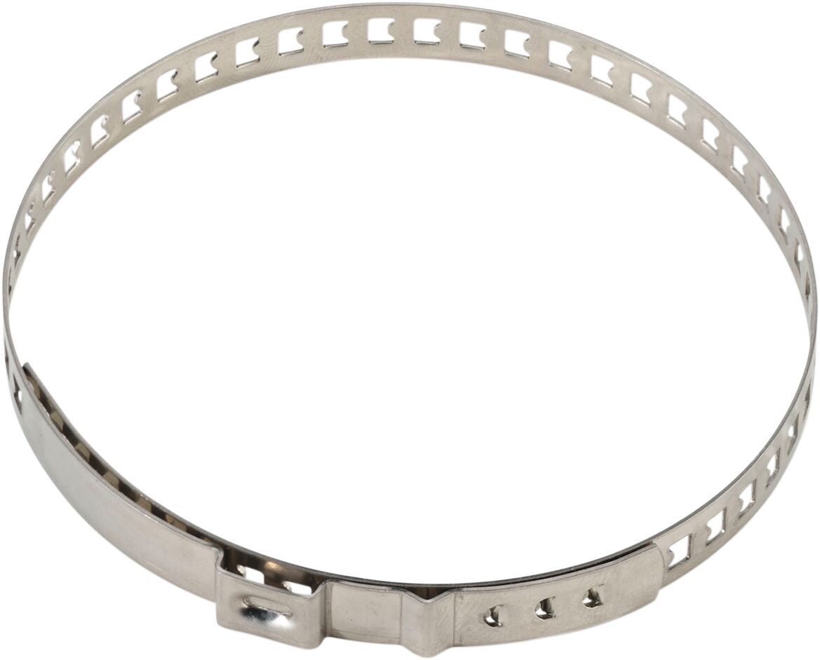 CV Boot Clamp — Front| Rear, Chrome| Silver