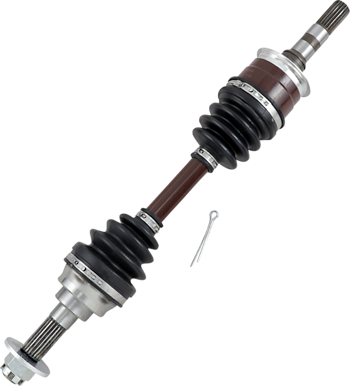 Complete Axle Assembly Honda SXS 700 M4 4X4 Pioneer-4 2015-2016 (AMERICA) / FRONT LEFT AXLE Kawasaki KLF 300 2X4 Bayou 1989-2004 (AMERICA) / Front Left Axle Kawasaki KLF 300 4X4 Bayou 1989-2005 (AMERICA) / Front Left Axle Kawasaki KLF 400 4X4 Bayou 1993-1999 / Kawasaki KVF 360 4X4 Prairie Advantage Classic 2003 (AMERICA) / Kawasaki KVF 360 4X4 Prairie Hardwoods Green HD 2004-2011 (AMERICA)