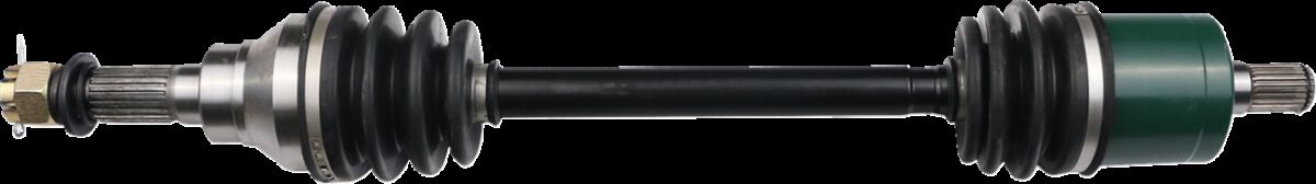 OEM Replacement Standard CV Axle — Rear Left| Rear Right, Black| Chrome