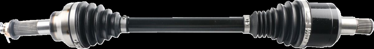 Heavy-Duty CV Axle Kit — Rear Left, Black| Chrome