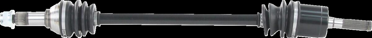 OEM Replacement Standard CV Axle — Front Left, Black| Chrome