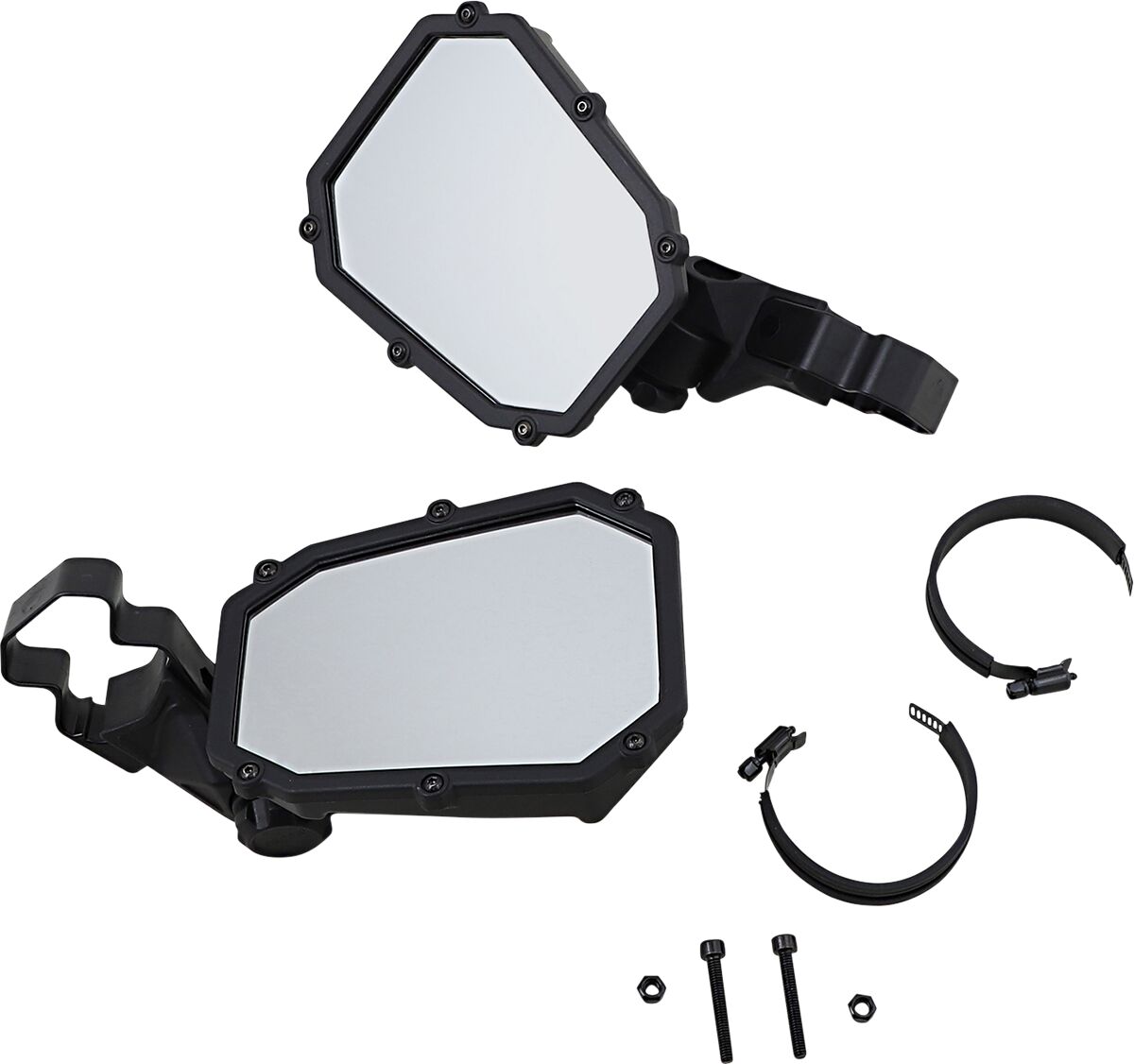 Elite Mirror AEON; ARCTIC CAT (TEXTRON); Can-Am; CFMOTO; CUB CADET; EXPLORER; GOES; Honda; HYTRACK; JOHN DEERE; Kawasaki; KUBOTA; KYMCO; LINHAI; MAHINDRA; ODES; Polaris; SEGWAY; Yamaha — Selected Models; See Fitment