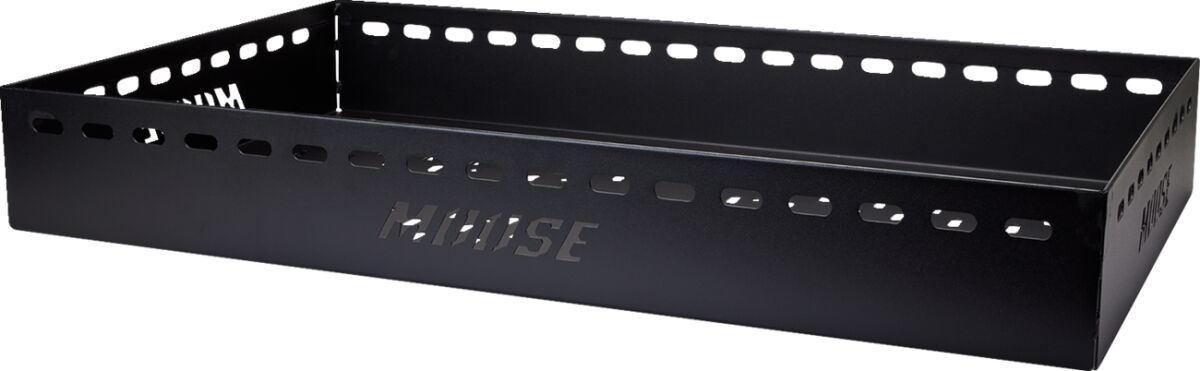 Universal Upper Deck System Cargo Bed Rack — Black