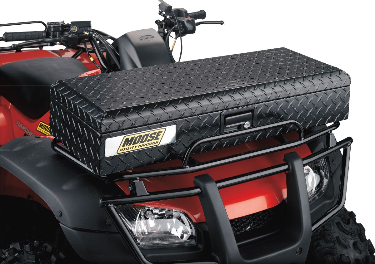 Front Aluminum ATV Box — Black