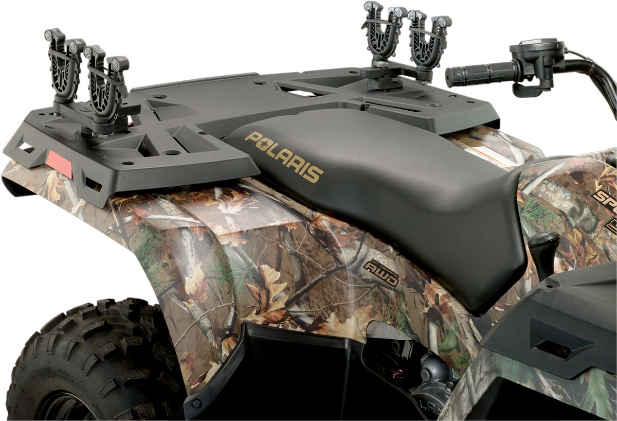 Double Flexgrip Gun and Bow Rack for Polaris — Gray