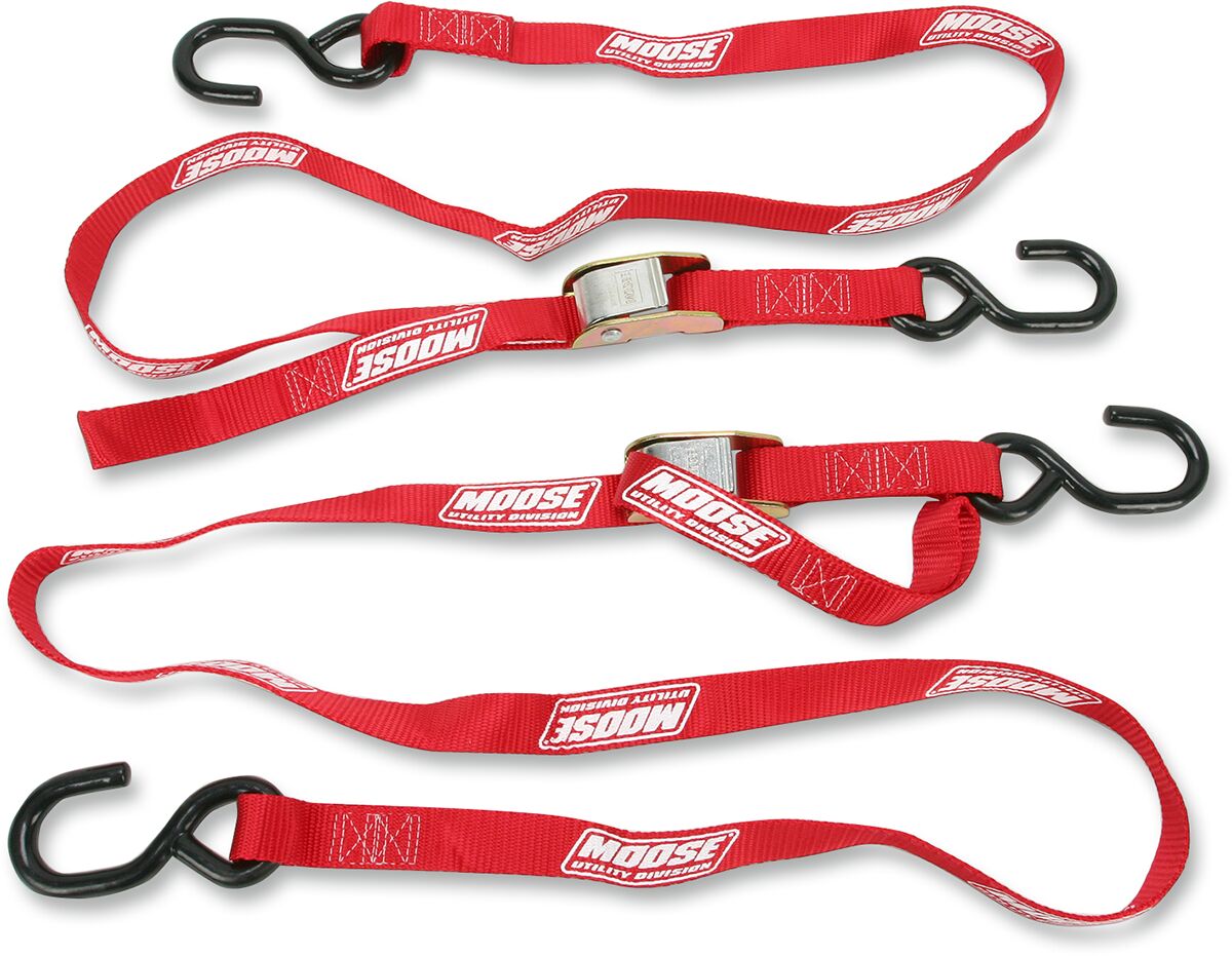 Heavy-Duty Tie-Downs — Red