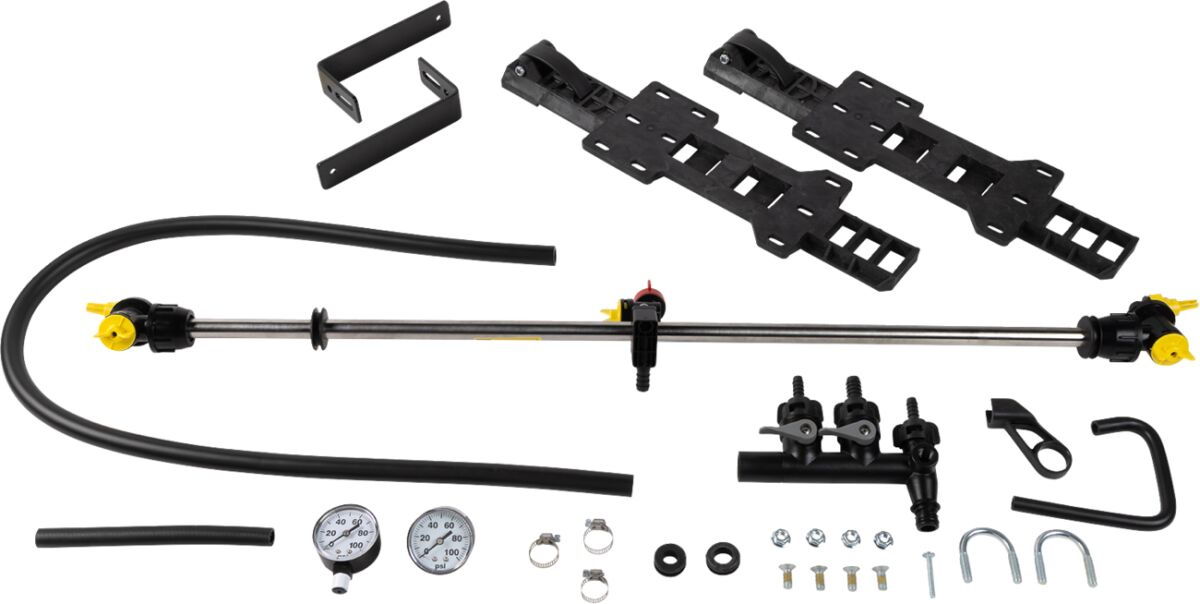 Three Nozzle Boomless Kit — Black| Silver