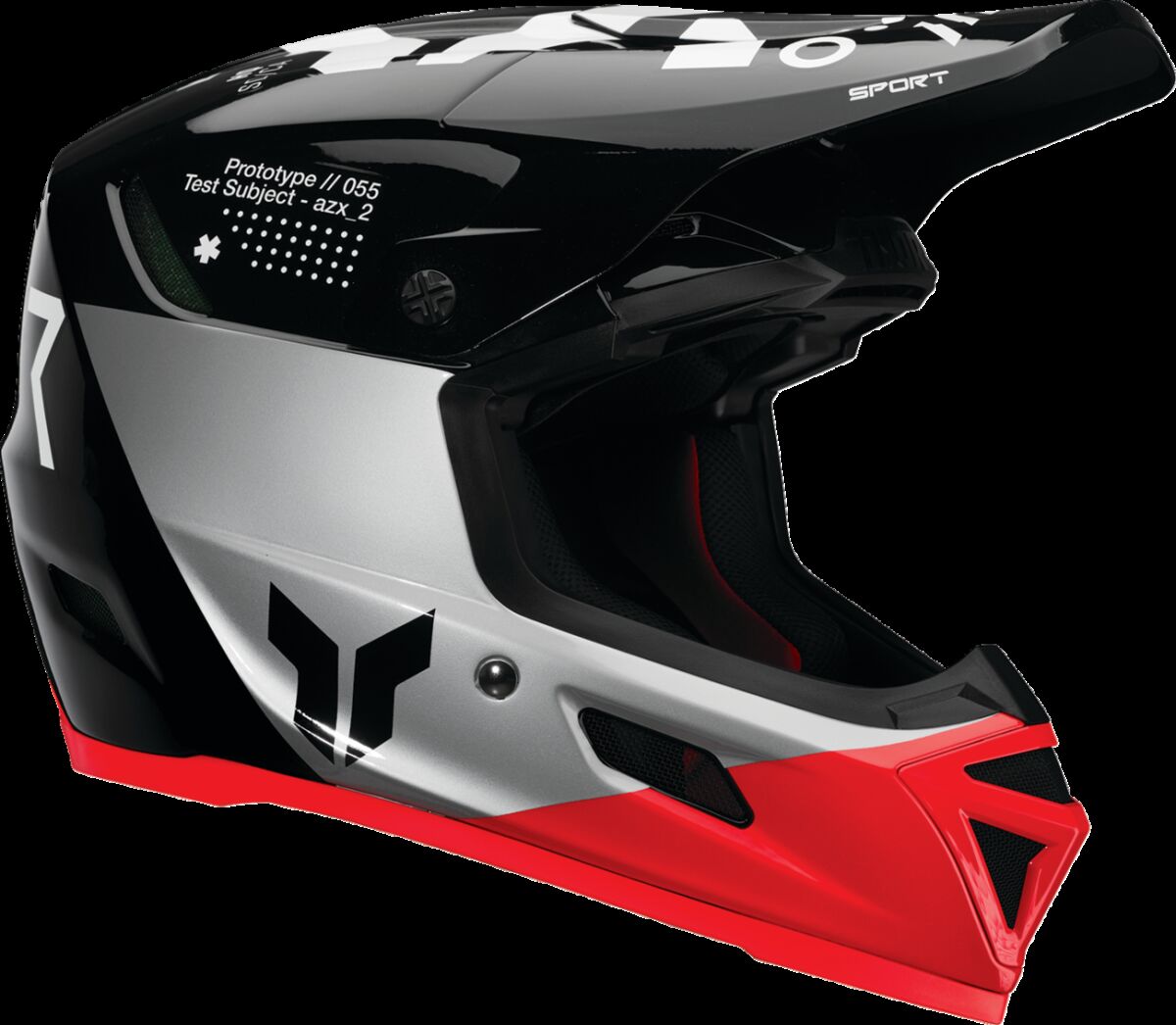 Reflex Sport Strike MIPS® Helmet — Black| Gloss| Gray| Red, L