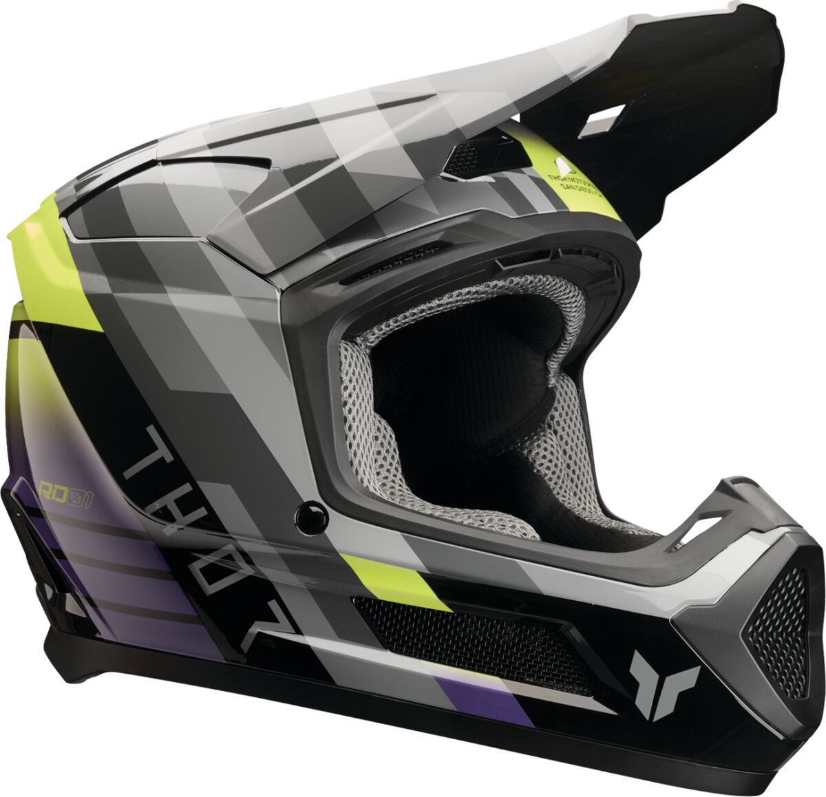 Youth Fleet Camber Helmet — S, Black| Gloss| Gray| Purple