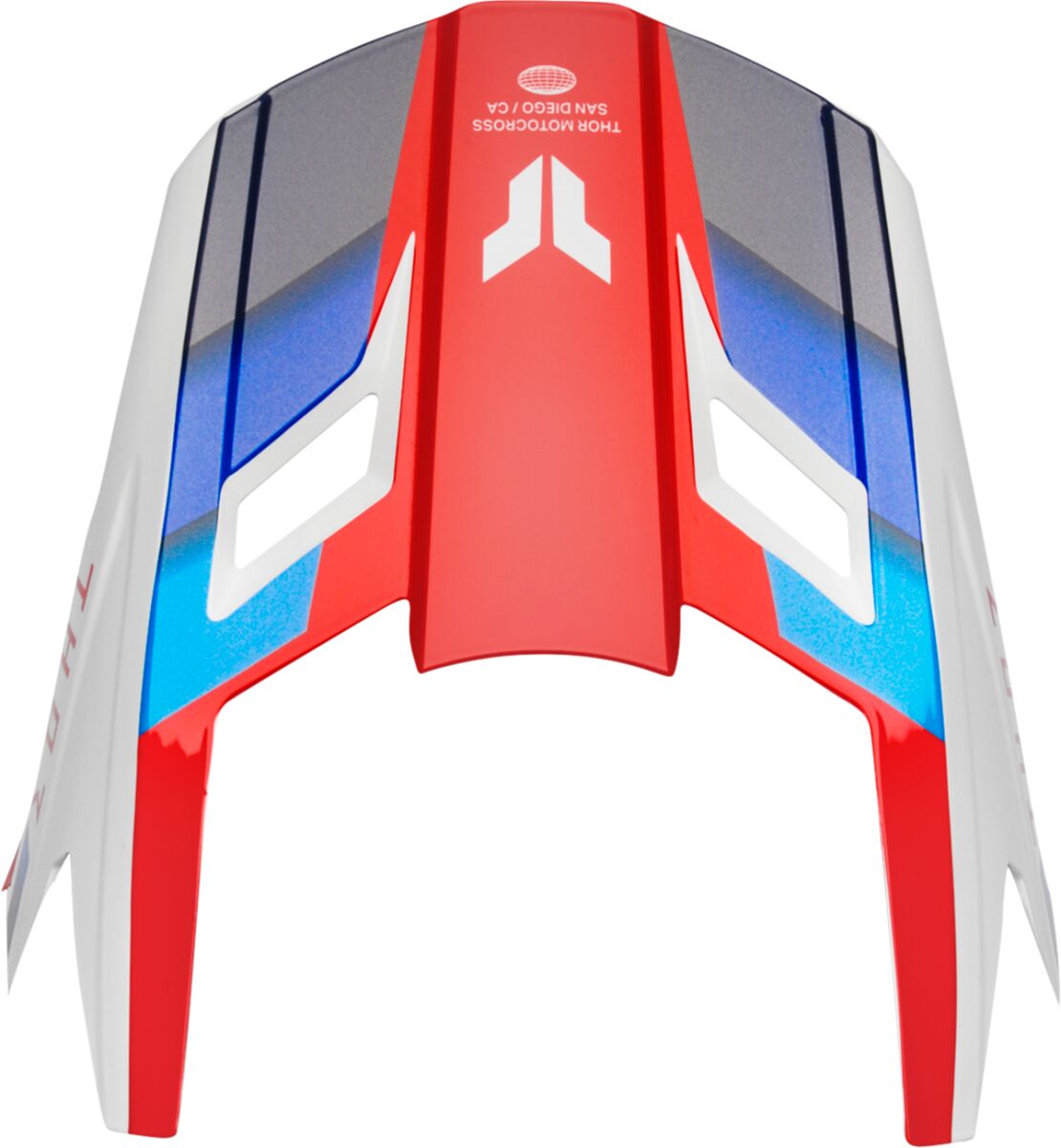 Fleet Helmet Visor Kit — XS-M, Blue| Gloss| Red| White