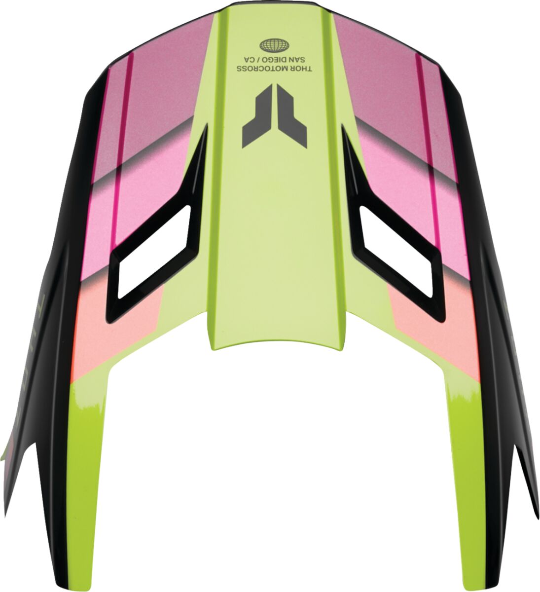 Youth Fleet Helmet Visor Kit — Black| Fluorescent Green| Gloss| Pink, One Size