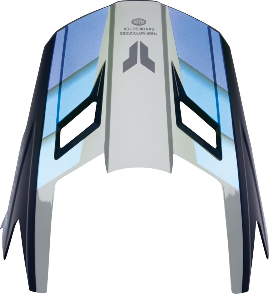 Youth Fleet Helmet Visor Kit — One Size, Blue| Gloss| Gray