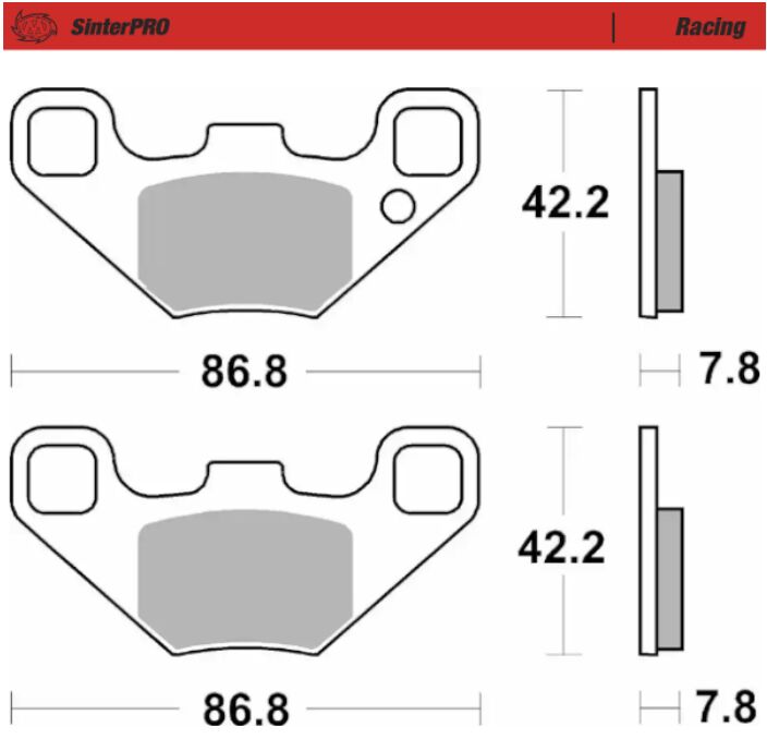 Racing Brake Pads ATV — 83111