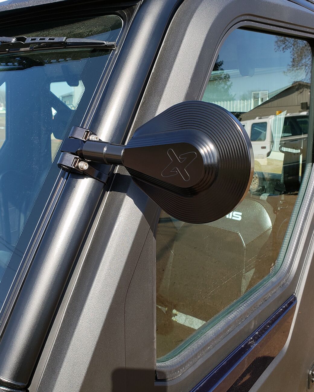 UTV Extended Mirror Kit for Drivers Side Can-Am Defender; Polaris — Selected Models; See Fitment