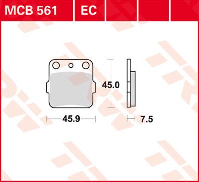 All Round Sintered Metal Brake Pads — MCB561
