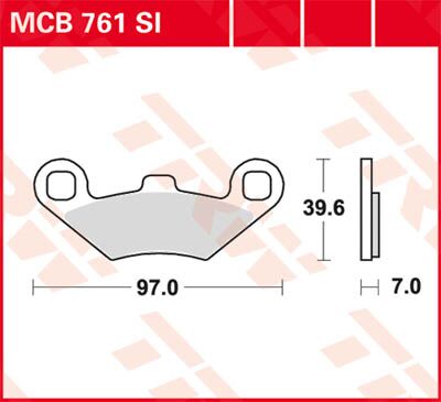 SI Series Sindered Off-Road Brake Pads Polaris ATP 330 4X4 ATP 500 HO 4X4 HAWKEYE 300 2X4 HAWKEYE 300 4X4 MAGNUM 325 2X4 MAGNUM 325 4X4 MAGNUM 330 2X4 MAGNUM 330 4X4 MAGNUM 500 2X4 MAGNUM 500 4X4 Ranger Sportsman & More