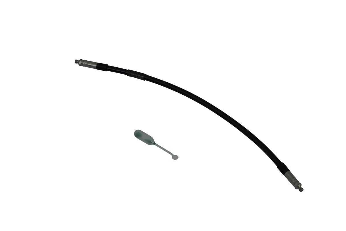 Varioflex Steel Braided Hydraulic Brake Lines — Black