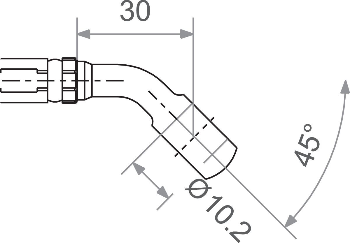 Banjo Varioflex Fitting — MV10C45S