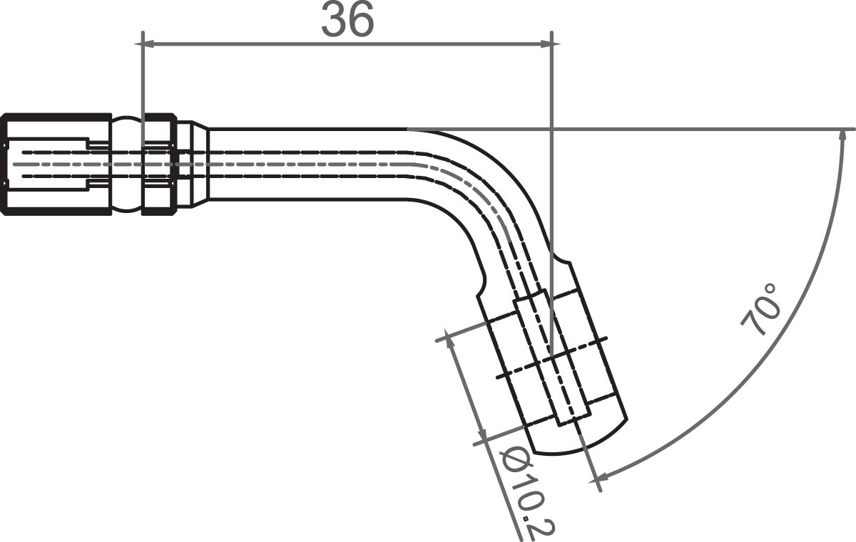 Banjo Varioflex Fitting — Black