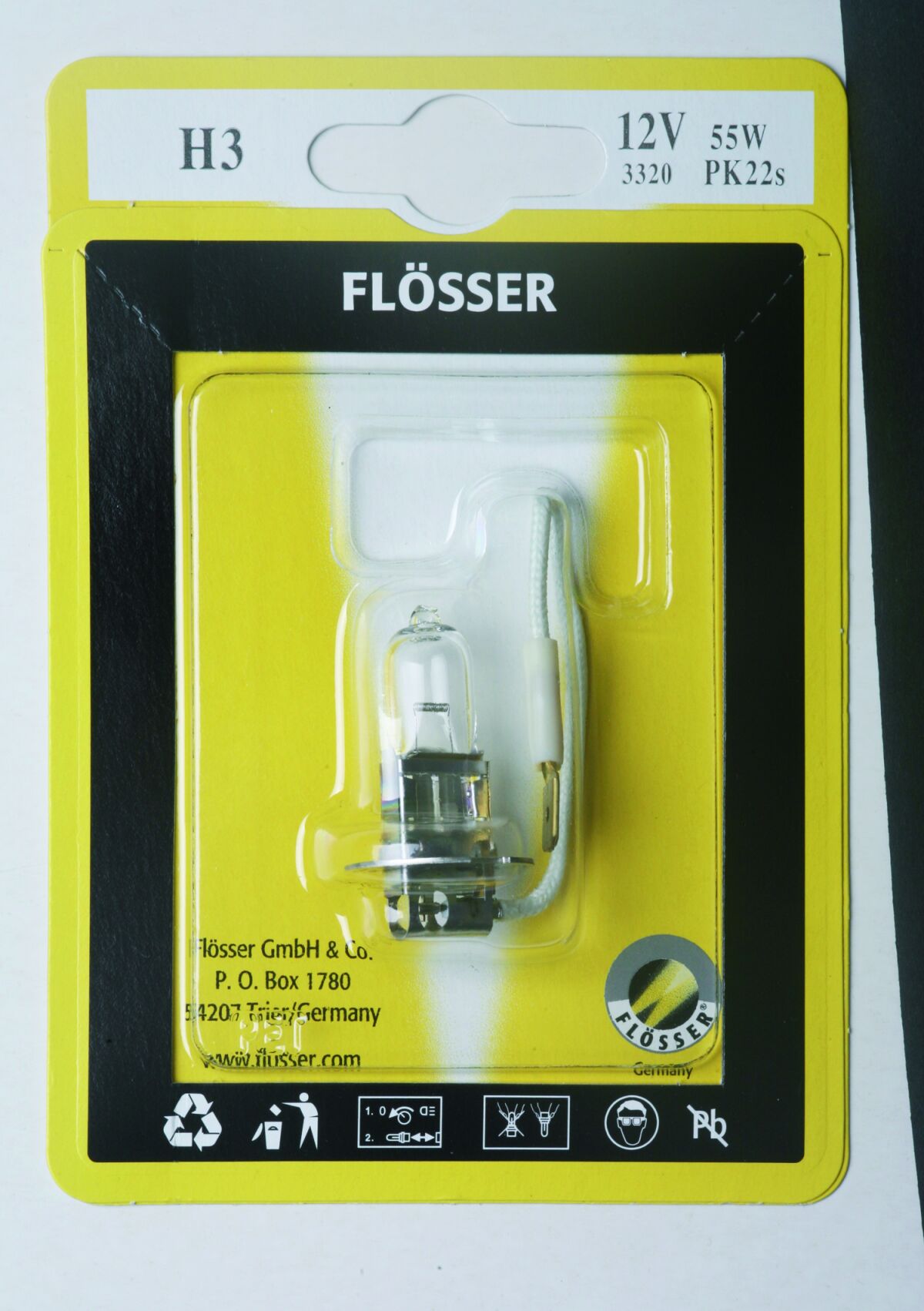 Halogen Headlight Bulbs — 3320