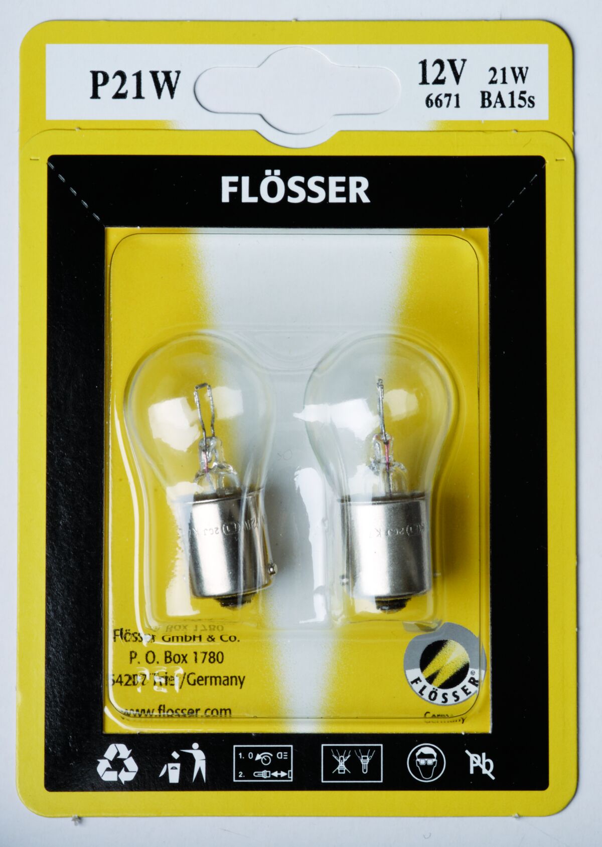 Replacement Bulb 12V/21W Honda; MBK; SUZUKI; Yamaha — Selected Models; See Fitment