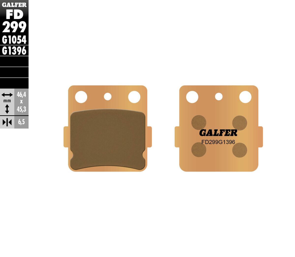 HH Sintered Brake Pads Honda ATC CRF 150 RB Suzuki RM 125 RM 250 TM RACING CROSS 80 JUNIOR Yamaha YZ 125 YZ 250 YZ 250 WR YZ 65 YZ 80 YZ 80 LW YZ 85 LW & More
