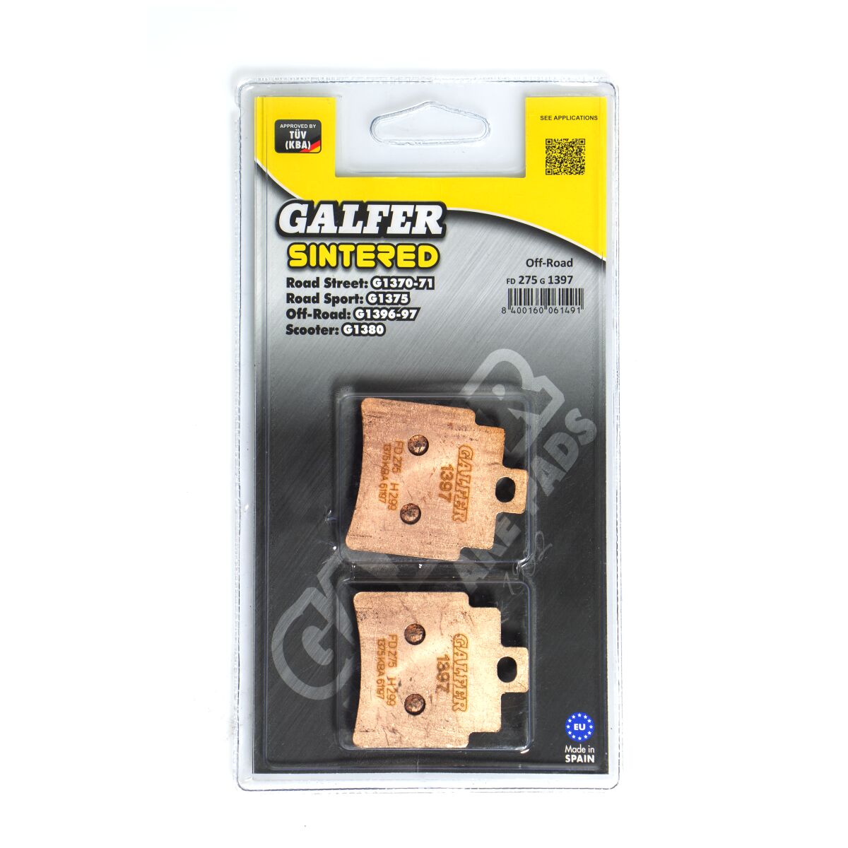 HH Sintered Brake Pads DAELIM; KYMCO; SYM — Selected Models; See Fitment