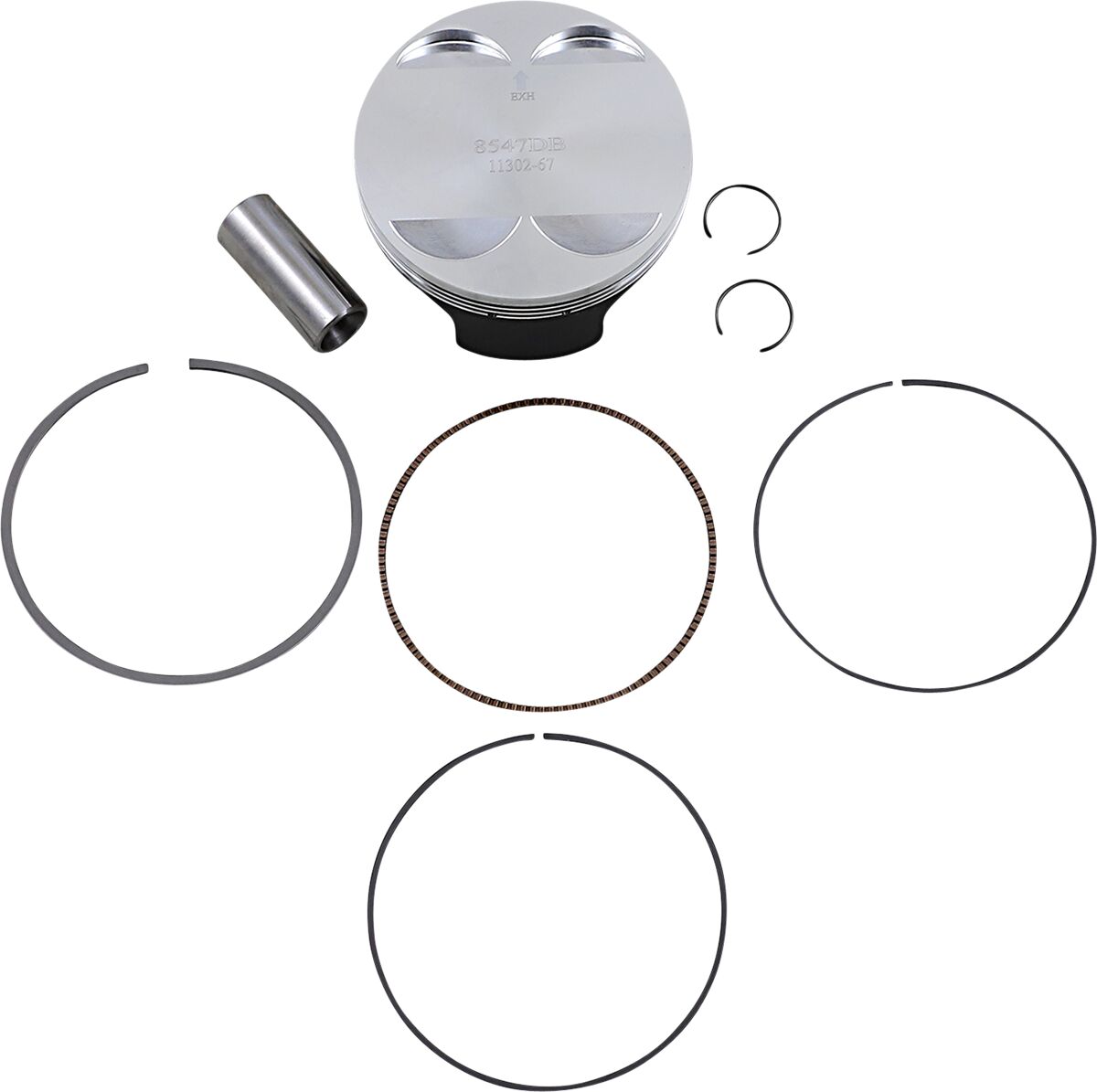 PISTON + RING KITS BETA RR 525 2006-2009 / BETA RR 525 Racing 2009 / KTM EXC 520 2000-2002 (AMERICA) / KTM EXC 525 RACING 2003-2007 (EUROPE) / KTM SX 520 2000-2002 (AMERICA) / KTM SX 525 2003-2006 (AMERICA)