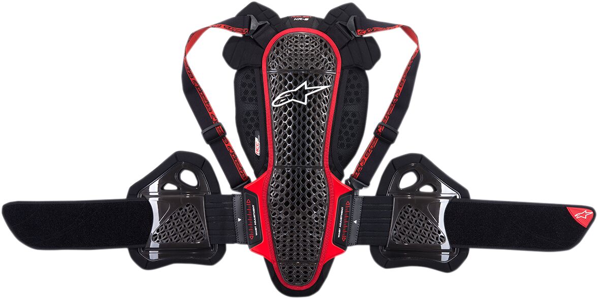 Nucleon KR-3 Back Protector — Black| Red, XL