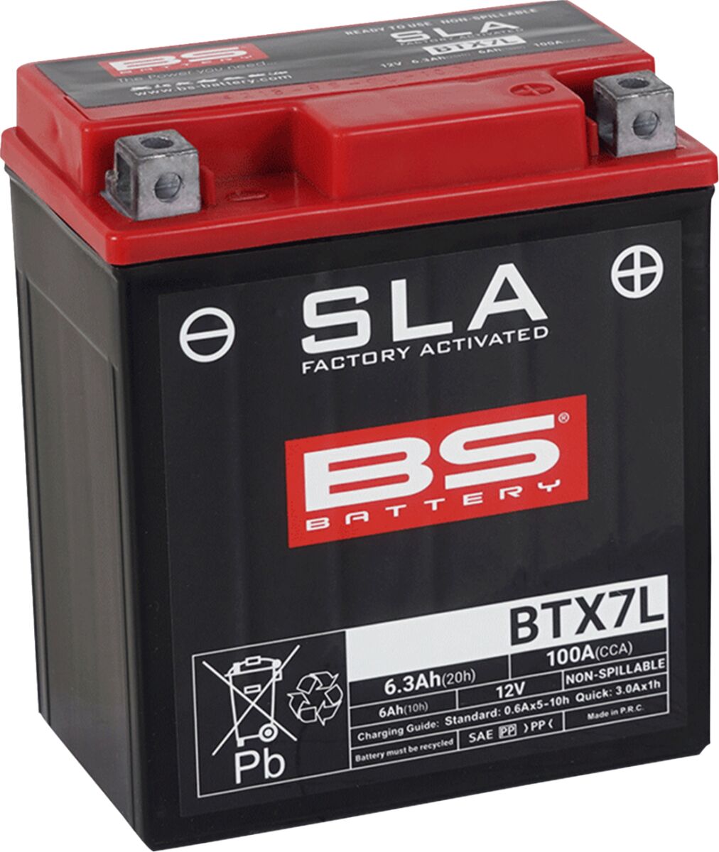 SLA Factory- Activated AGM Maintenance-Free Battery APRILIA; BENELLI; BIMOTA; DERBI; Honda; Kawasaki; KEEWAY; KTM; PIAGGIO; RED MOTO; SUZUKI; VESPA; Yamaha — Selected Models; See Fitment