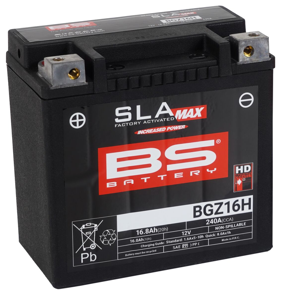 SLA MAX Factory- Activated AGM Maintenance-Free Battery — 300931