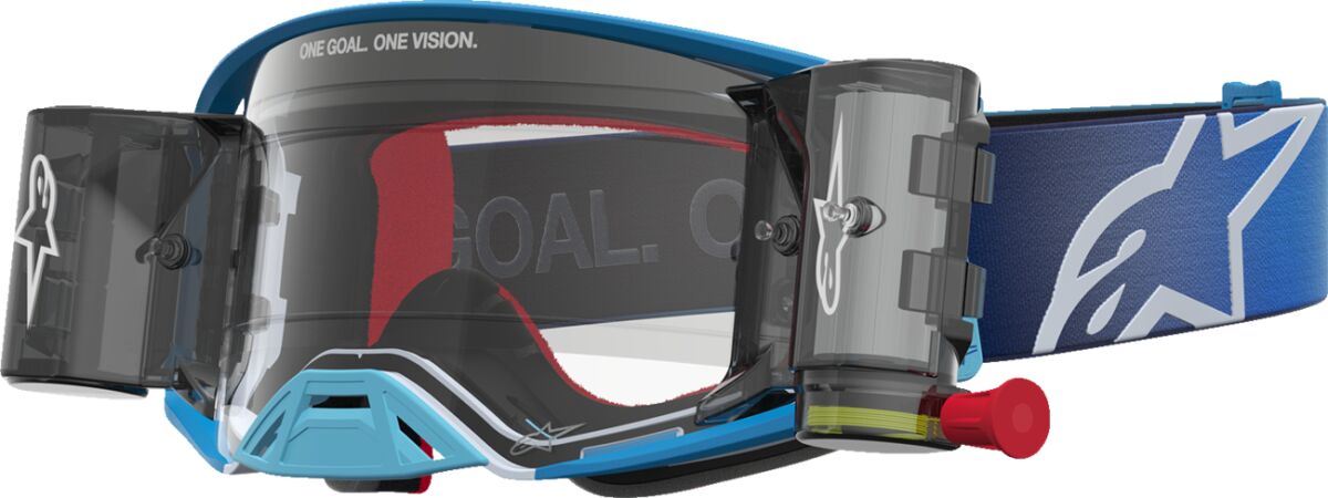 Supertech Firma Roll-Off Goggle — Blue| Silver