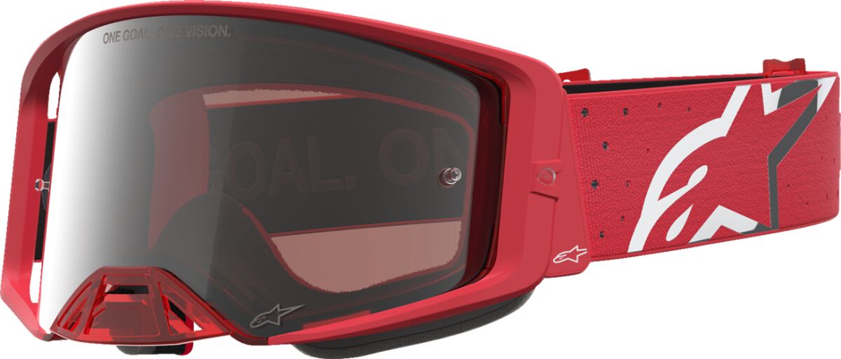 Supertech Vesta Goggle — Chrome| Red
