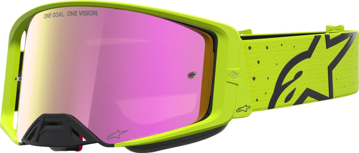 Supertech Vesta Goggle — Black| Fluorescent Yellow