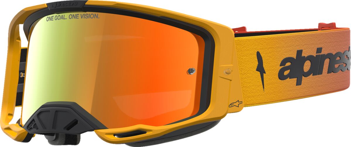 Vision 8 Amber Goggle — Black| Red