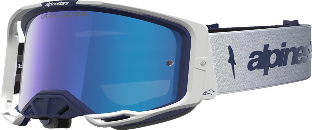 Vision 8 Amber Goggle — Blue| White