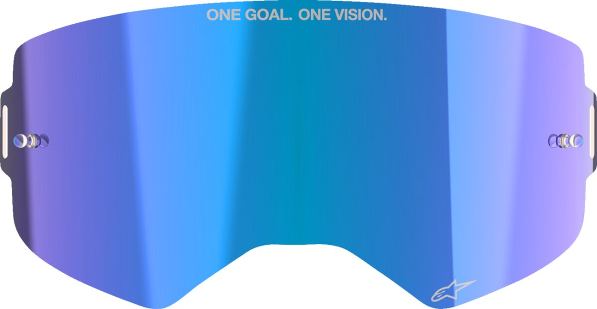 Supertech Goggle ABS Vision Lens — Blue| Mirror