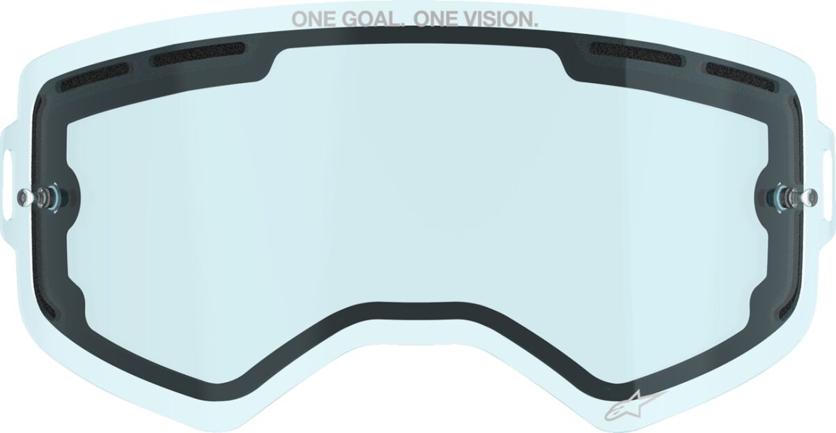 Supertech Goggle Dual Pane Lens — Blue