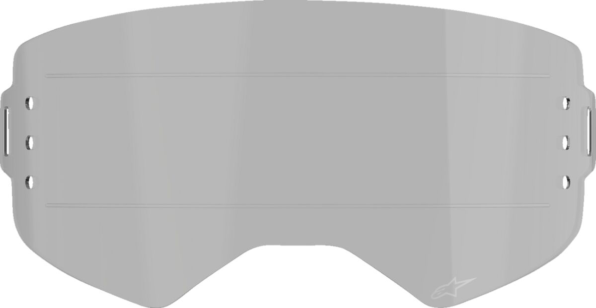 Supertech Wide Vision Roll-Off Goggle Lens — Smoke