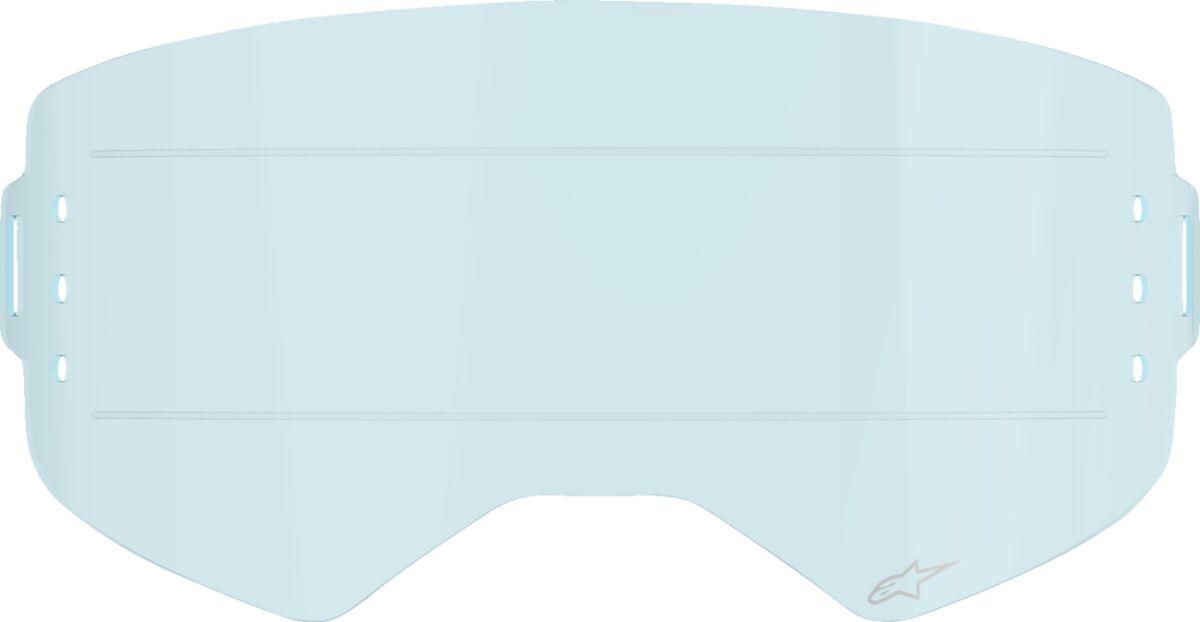 Supertech Wide Vision Roll-Off Goggle Lens — Blue